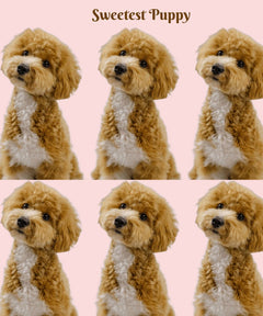 Snuggle Up With Your Favorite Puppy - Personalize Your Photo Woven Blanket (Portrait)