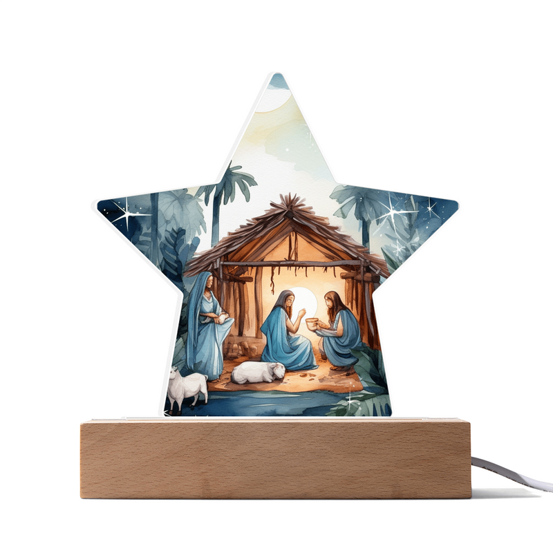 A Unique Keepsake With Our One Of A Kind Printed Star Acrylic Plaque