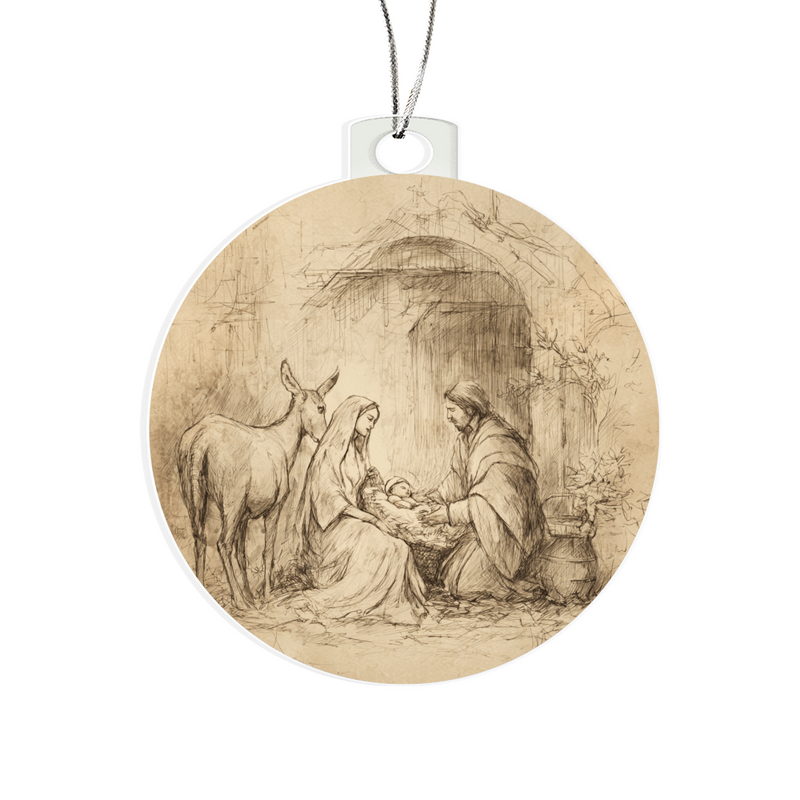 Create a unique keepsake with our One of a Kind Acrylic Bulb Ornament