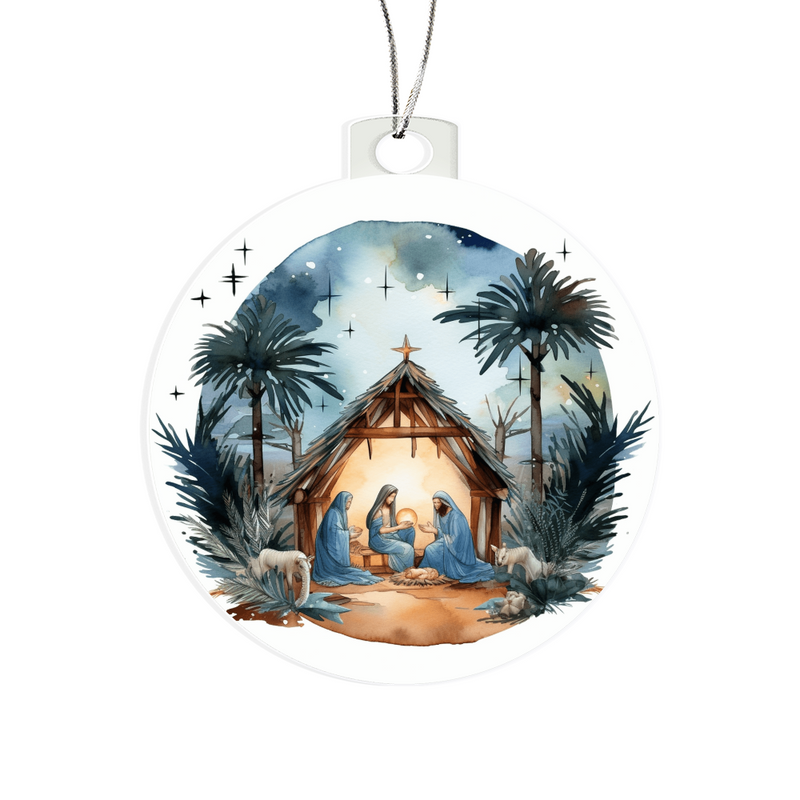 Create a unique keepsake with our One or a Kind Acrylic Bulb Ornament