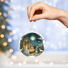 Create a unique keepsake with our One of a Kind Acrylic Bulb Ornament