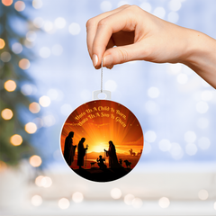 A Unique Christmas Keepsake With Our One of a Kind Acrylic Bulb Ornament