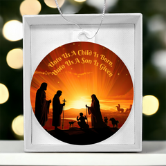 A Unique Christmas Keepsake With Our One of a Kind Acrylic Bulb Ornament