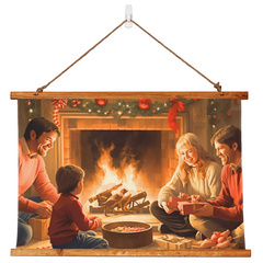 Christmas Wood Framed Wall Tapestry - Or Design Your Own