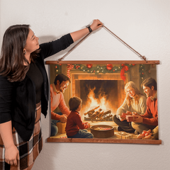 Christmas Wood Framed Wall Tapestry - Or Design Your Own