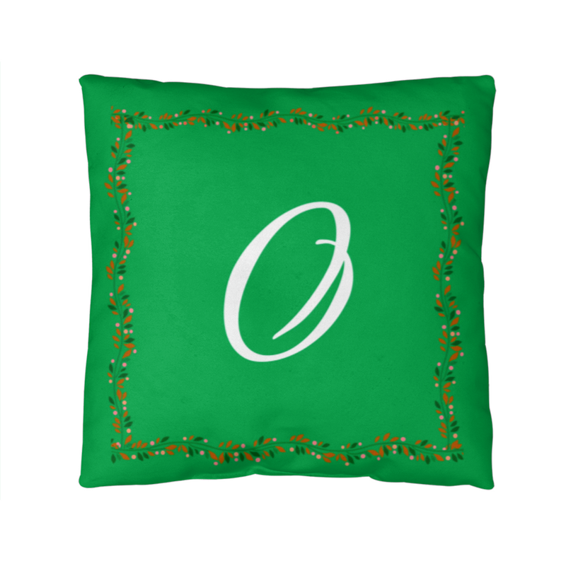 'O' for L'O'VE Christmas Pillow