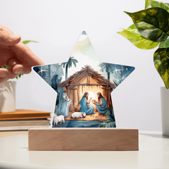 A Unique Keepsake With Our One Of A Kind Printed Star Acrylic Plaque