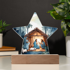 A Unique Keepsake With Our One Of A Kind Printed Star Acrylic Plaque