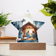 A Unique Keepsake With Our One Of A Kind Printed Star Acrylic Plaque