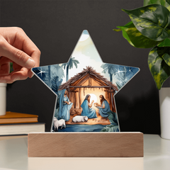 A Unique Keepsake With Our One Of A Kind Printed Star Acrylic Plaque