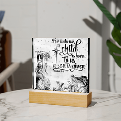 Create a Unique Ueepsake with our One of a Kind Acrylic Plaque