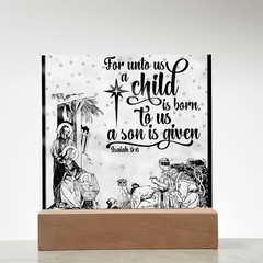 Create a Unique Ueepsake with our One of a Kind Acrylic Plaque