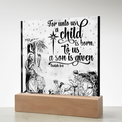 Create a Unique Ueepsake with our One of a Kind Acrylic Plaque