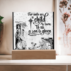 Create a Unique Ueepsake with our One of a Kind Acrylic Plaque