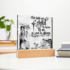 Create a Unique Ueepsake with our One of a Kind Acrylic Plaque