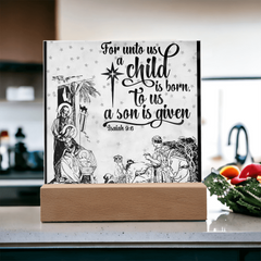 Create a Unique Ueepsake with our One of a Kind Acrylic Plaque