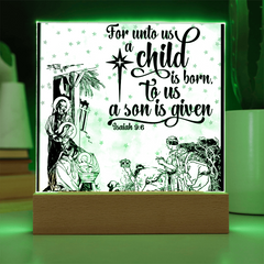 Create a Unique Ueepsake with our One of a Kind Acrylic Plaque