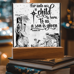 Create a Unique Ueepsake with our One of a Kind Acrylic Plaque