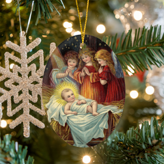 Create A Unique Keepsake With Our One Of A Kind High Gloss Oval Ornament
