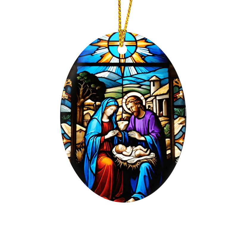 Create A Unique Keepsake With Our One Of A Kind High Gloss Oval Ornament