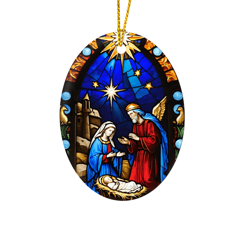 Create A Unique Keepsake With Our One Of A Kind High Gloss Oval Ornament