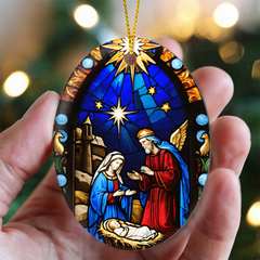 Create A Unique Keepsake With Our One Of A Kind High Gloss Oval Ornament