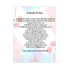 16 Reasons To Pray