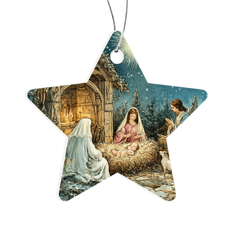 A Unique Keepsake With Our One Of A Kind Acrylic Star Star Ornament