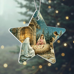 A Unique Keepsake With Our One Of A Kind Acrylic Star Star Ornament