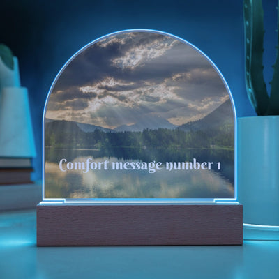 Acrylic Dome Plaque - TEST